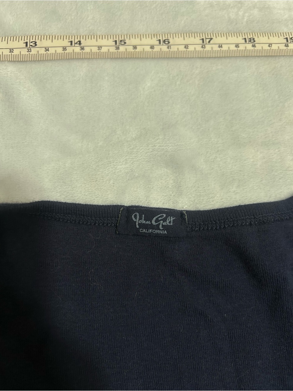 Brandy Melville Black Short-Sleeve Henley Tee - Picture 3 of 4